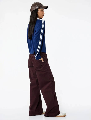 Resim Koton Kadın Kanvas Pantolon 6WAL40016MW