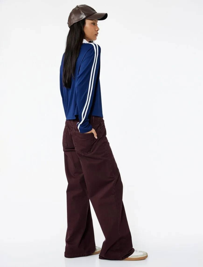 Resim Koton Kadın Kanvas Pantolon 6WAL40016MW