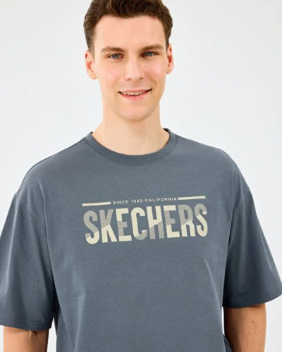 Resim Skechers M Heavy Fabric  Erkek T-shirt S2520120-3998