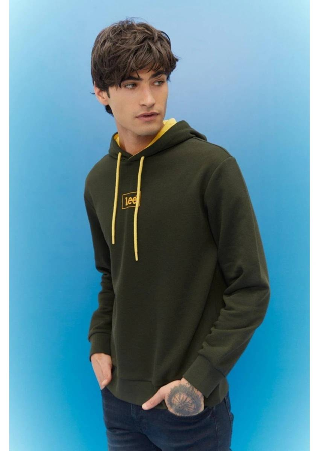 Resim Lee Mid Logo Hoodie Erkek Sweat L212302801