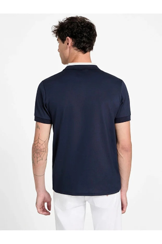 Resim Guess Collar Polo Guess  Erkek  T-shirt M6RP47KARS2-G7V2 Ss Paul