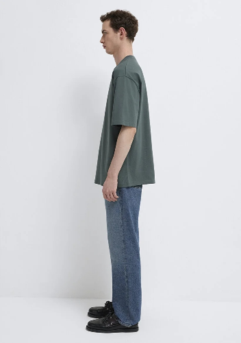 Resim Mavi Erkek T-shirt M0613093-71598