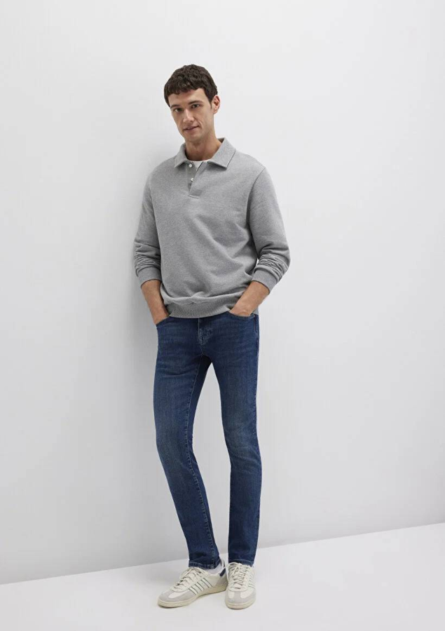 Resim Mavi Jake Erkek Jean Pantolon M0042288222