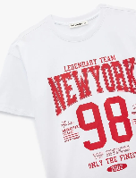 Resim Koton Kadın T-shirt 6SAL10084IK