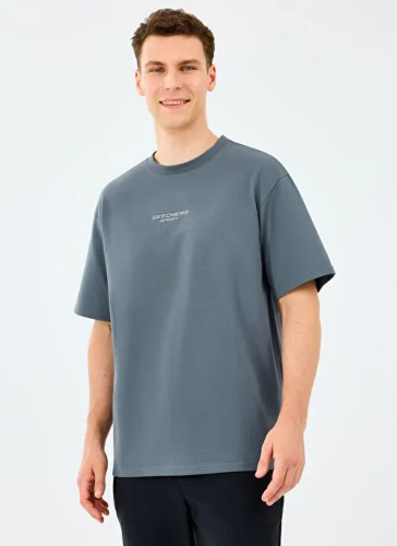 Resim Skechers M Graphic Tee Reflect Logo Oversize  Erkek T-shirt S231094-3998