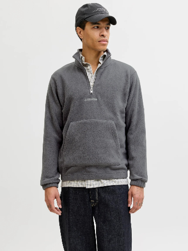 Resim Jack & Jones Jjesoho Half Zıp Fleece Sn Erkek Sweat 12279680