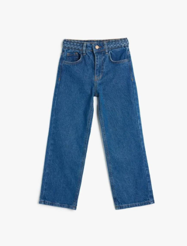 Resim Koton Kız Çocuk Jean Pantolon 5WKG40078AD