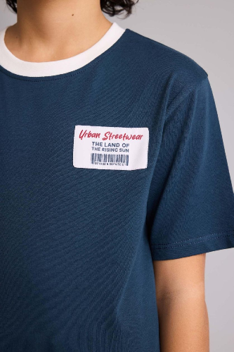 Resim Defacto Erkek Çocuk T-shirt G7470A8/NV257