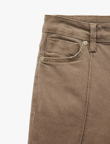 Resim Koton Kadın Kanvas Pantolon 6WAL40064MW