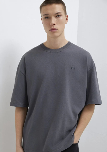 Resim Mavi Erkek T-shirt M0613188-80955