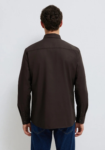 Resim Mavi Erkek Uzun Kol Gömlek M0212063-70219