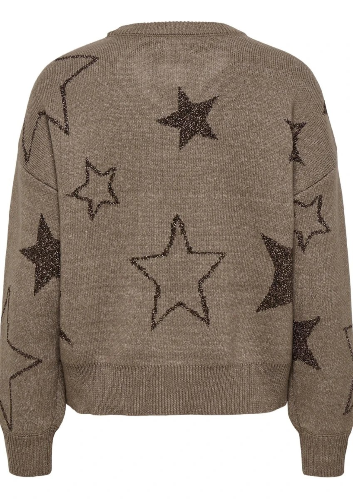 Resim Only Onlrosie Ls O-Neck Glitter Knt Kazak 15328250