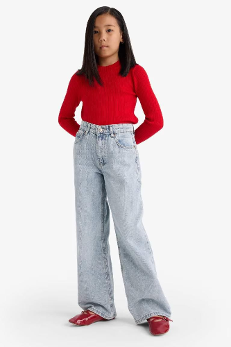 Resim Defacto Kız Çocuk  Kazak E9849A8/RD117