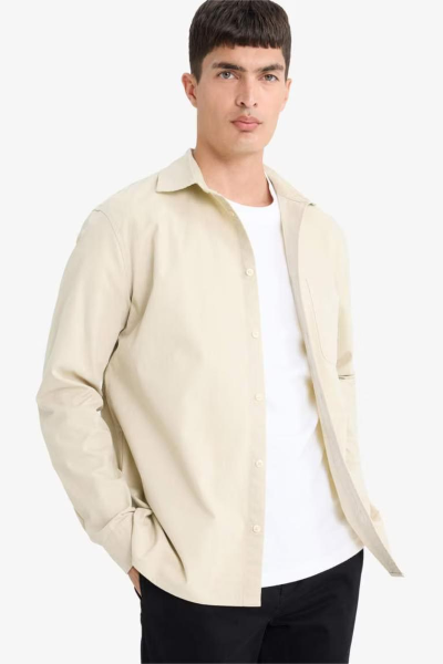 Resim Defacto Erkek Uzun Kol Gömlek E8112AX/BG359