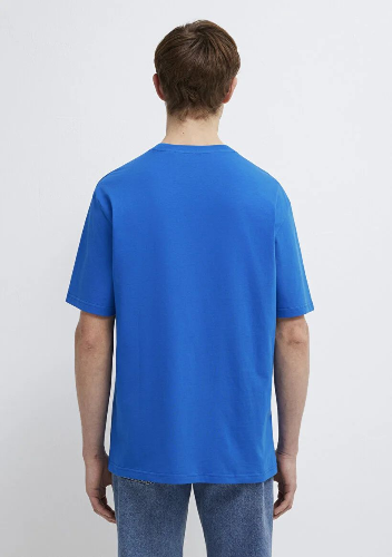 Resim Mavi Erkek T-shirt M0611711-81330