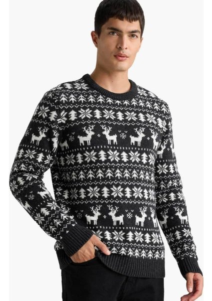 Resim Defacto Erkek Kazak G1047AX/AR198