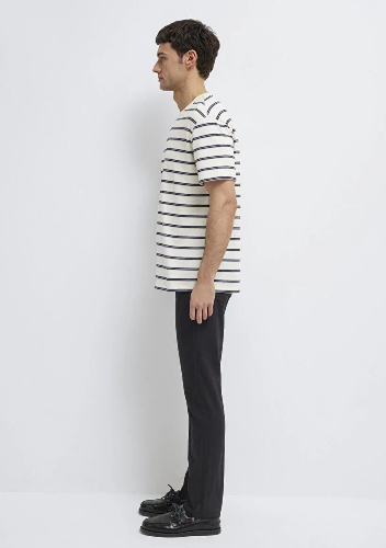 Resim Mavi Erkek T-shirt M0613138-70057