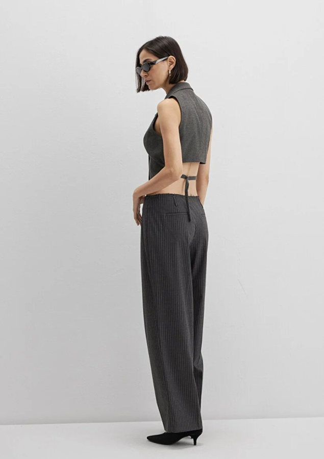 Resim Mavi Kadın Kanvas Pantolon M1011129-89329