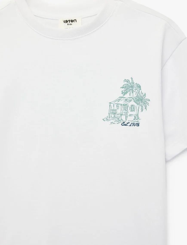 Resim Koton Erkek Çocuk T-shirt 6SKB10272TK