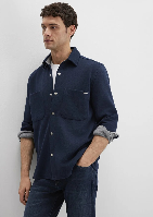 Resim Mavi Erkek Uzun Kol Gömlek M0211771-80872