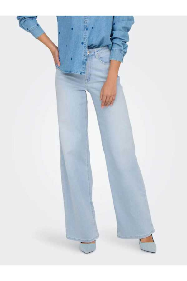 Resim Only Onlmadıson Blush Hw Wıde Dnm Cro495 Noos Kadın Jean Pantolon 15338289