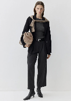 Resim Mavi Kadın Kanvas Pantolon M1011131-87829