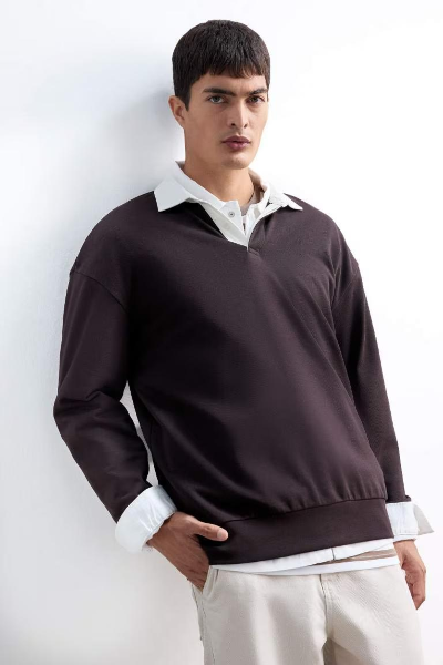 Resim Defacto Erkek  Sweat E6523AX/BN337