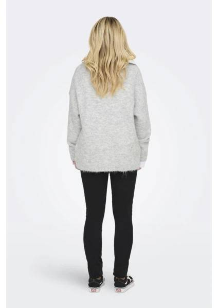 Resim Only Onlmaggıe Lıfe Ls Splıt Neck Cc Knt Kazak 15324310