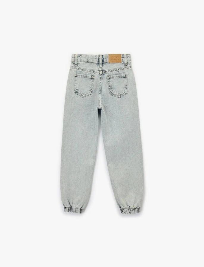 Resim Koton Kız Çocuk Jean Pantolon 6Wkg40021Ad