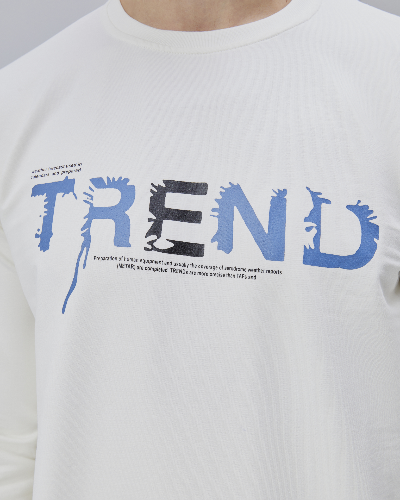 Resim Paul&More Erkek Sweat Trend Baskı 0 Yaka 2 İp