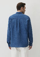 Resim Mavi Erkek Uzun Kol Gömlek M0211914-18790