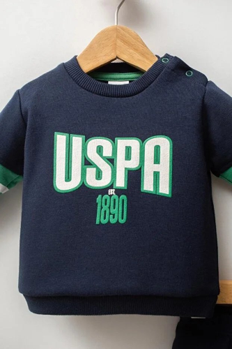 Resim U.S. Polo Assn Bebek Erkek Bebek Sweat Takım USB2550