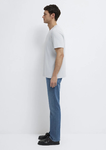 Resim Mavi Erkek T-shirt M0613135-70802