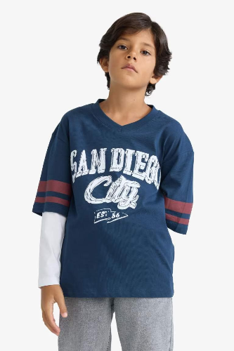 Resim Defacto Erkek Çocuk Uzun Kol Sweat E9659A8/NV218