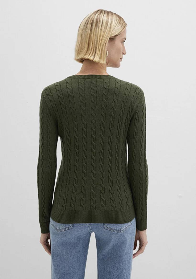 Resim Mavi V Yaka Kadın Kazak M1710340-71551