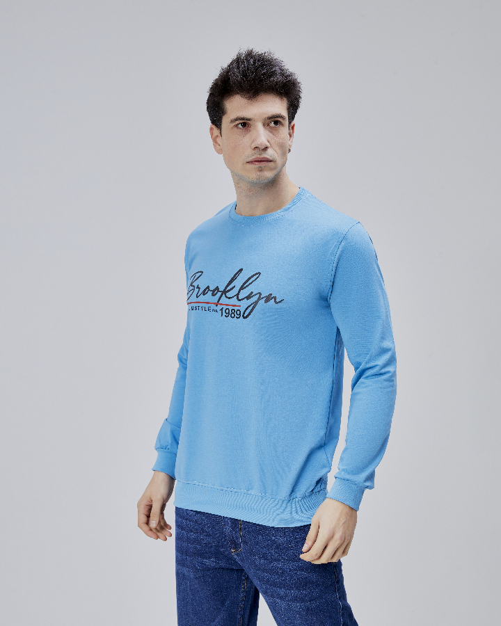 Resim Paul&More Erkek Sweat Brooklyn 0 Yaka 2 İp