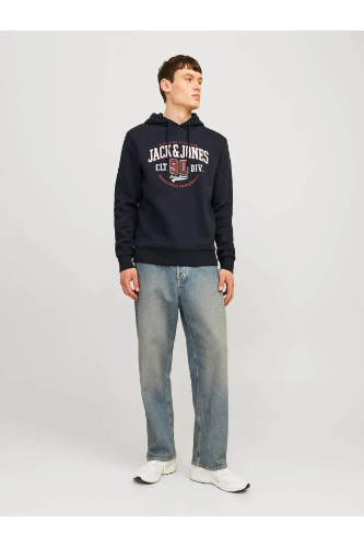 Resim Jack & Jones Jjelogo Sweat Hood 2 Col 24/25 Noos Erkek Sweat 12255617