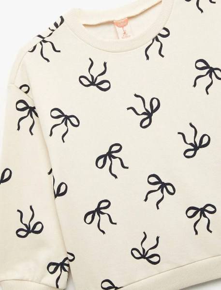 Resim Koton Kız Bebek Sweat 6Wmg10071Ak