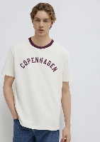 Resim Mavi Erkek T-shirt M0613172-70056