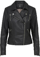 Resim Only Onlgemma Faux Leather Biker Otw Noos Kadın Deri Mont ve Ceket 15153079