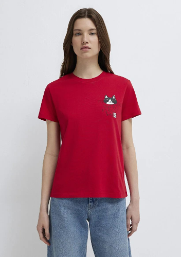 Resim Mavi Kadın T-shirt M1613723-70935