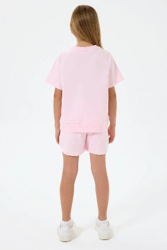 Resim U.S. Polo Assn Kids Kız Çocuk Şort Takım Us2528-4