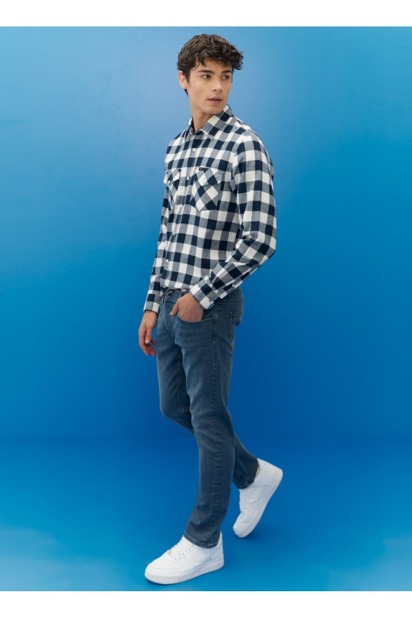 Resim Lee L707 Daren Regular Straight Erkek Jean Pantolon L707PTFL