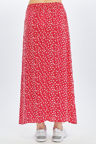 Resim Viole&More Kadın Etek Uzun Önden Düğmeli