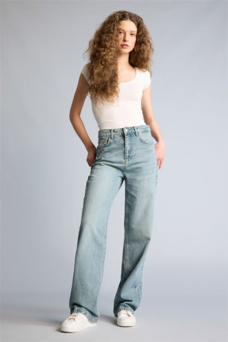 Resim Defacto Kadın Jean Pantolon H0131AX/NM85