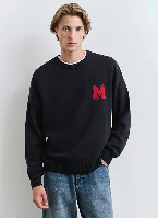 Resim Mavi Mj Jakarlı Erkek Kazak M0710314-89353