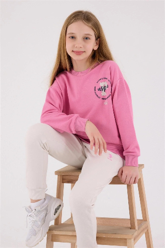 Resim U.S. Polo Assn Kids Kız Çocuk Eşofman Takım US2313-G