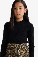 Resim Defacto Kız Çocuk  Kazak E9849A8/BK81