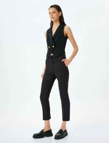 Resim Koton Kadın Kanvas Pantolon 5SAK40015UW