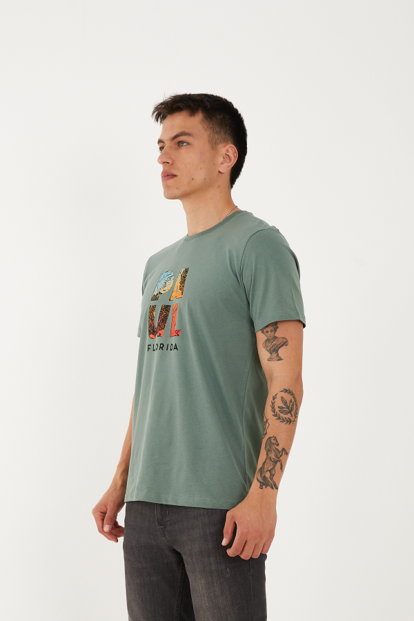 Resim Paul&More T-002 Florida Erkek T-Shirt